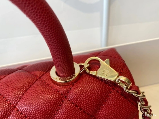 First Bag Ru CHANEL WITH TOP HANDLE FLAP BAG 0821